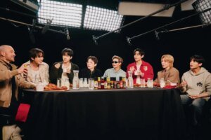 BTS Playfully Jabs a Member for Their Intense Sweating on ‘Hot Ones’: ‘Your Body Is Crying’