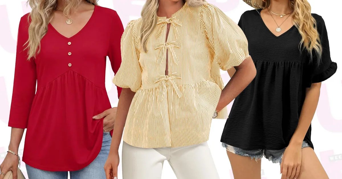 Babydoll Blouses: Your Go-To Style for Chic Outfits After 40 – Find These Looks Starting at $10