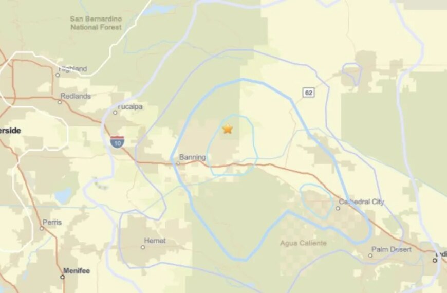 Cabazon Experiences a 3.4-Magnitude Earthquake