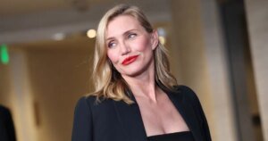 Cameron Diaz Elevates Casual with Her Elegant White Sneakers and a Stylish Touch