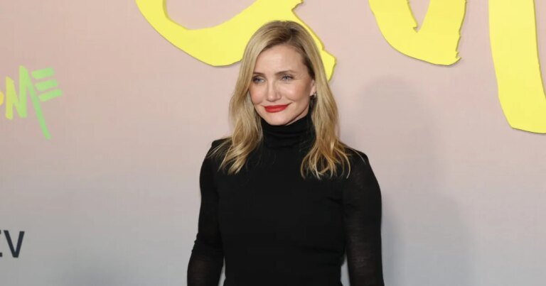 Cameron Diaz’s Stylish Polka Dot Blouse for Just $32