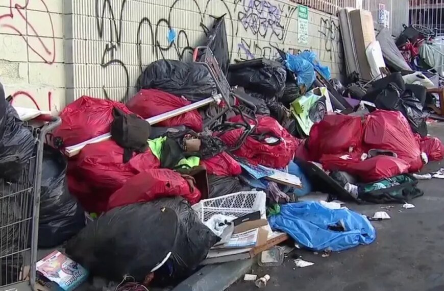 Challenges Faced by Downtown Los Angeles Post Office Due to Trash and Encampments