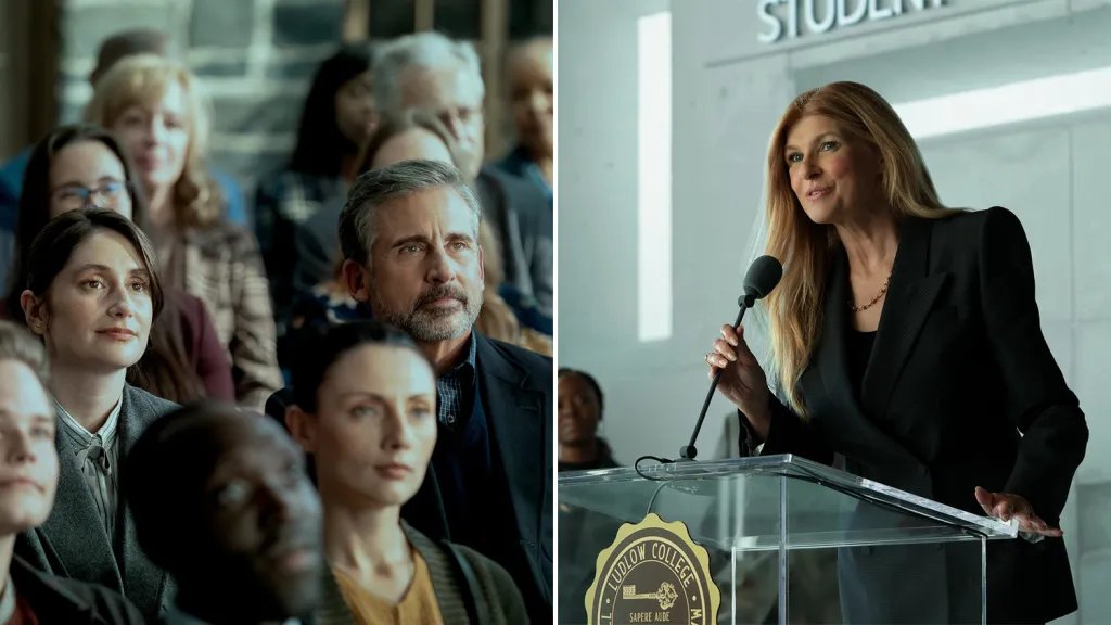 Charly Clive and Steve Carell Share Their Experience Working with Connie Britton in Episode 5 of 'Rooster'