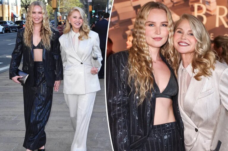 Christie Brinkley and Her Daughter Sailor Shine in Stunning Sequins