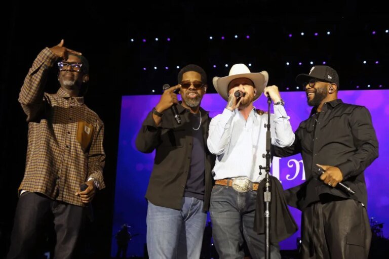 Cody Johnson Teams Up with Boyz II Men for a Heartfelt Performance of 'On Bended Knee' at Stagecoach 2026