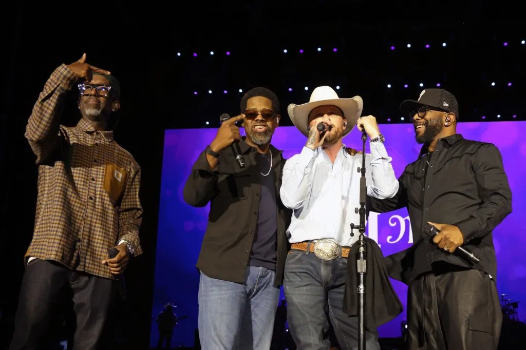 Cody Johnson Teams Up with Boyz II Men for a Heartfelt Performance of 'On Bended Knee' at Stagecoach 2026