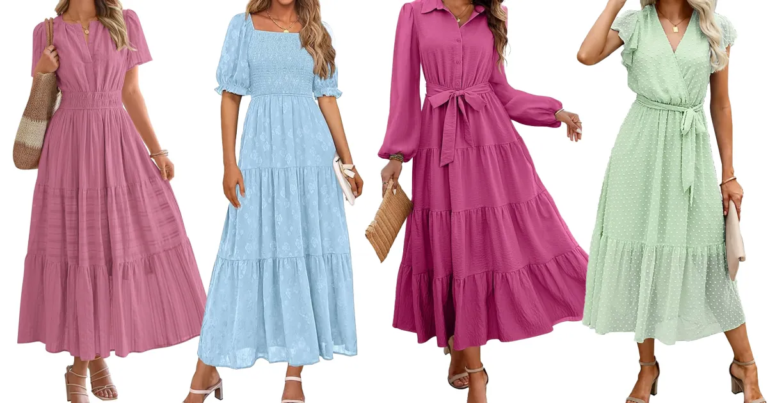 Elegant and Flattering Easter Dresses Available Now, Starting at Just $20