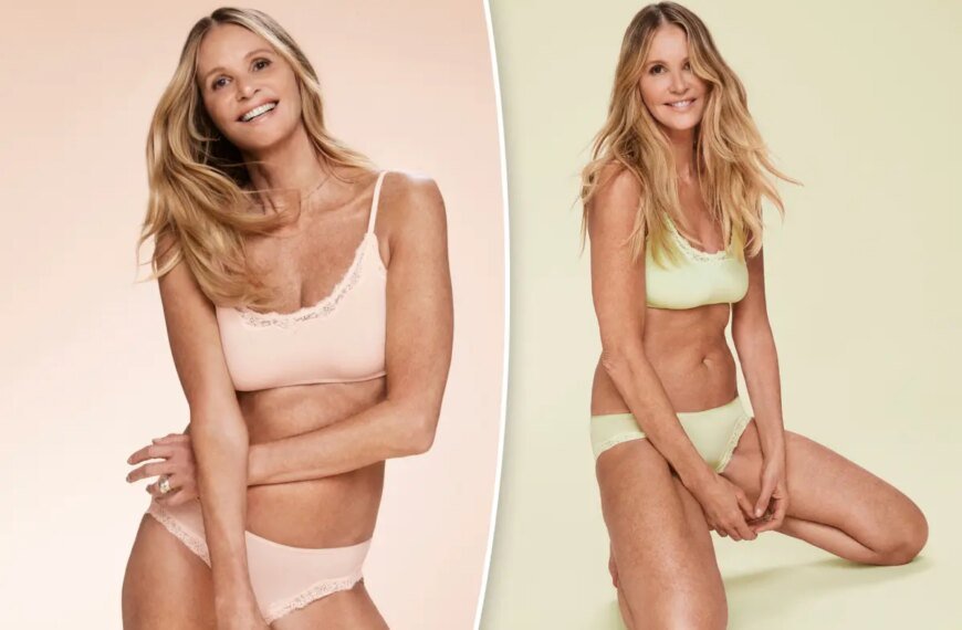 Elle Macpherson, 62, Looks Fabulous in New Underwear Campaign