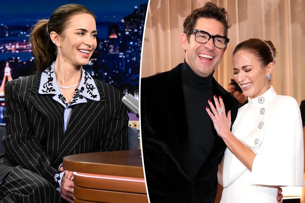 Emily Blunt Talks About the John Krasinski Fashion Decision That Didn't Sit Well with Her