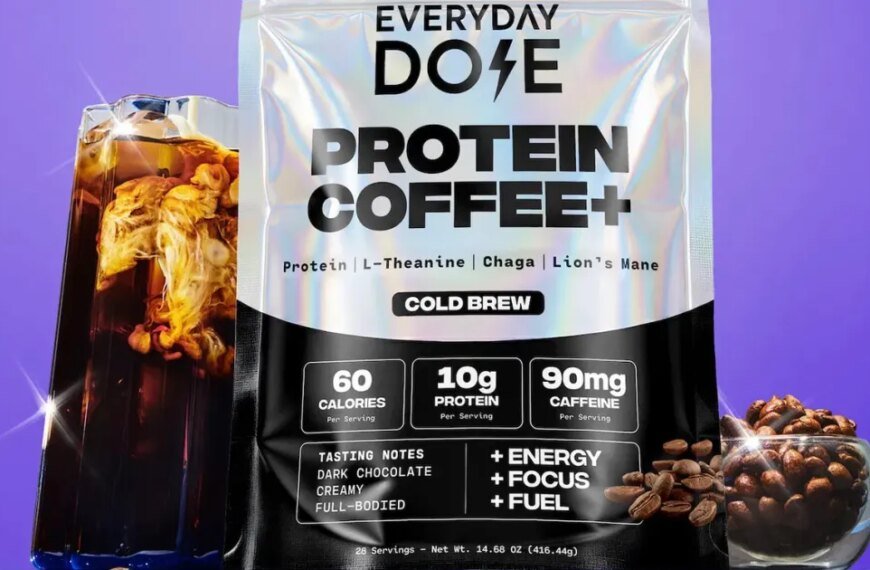 Enjoy This Coffee Protein Blend with Adaptogens to Help You Stay Focused and Calm