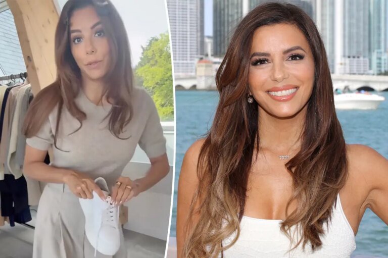 Eva Longoria's Go-To White Sneakers: Simple Style Without the Flashy Labels