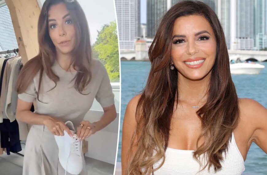 Eva Longoria's Go-To White Sneakers: Simple Style Without the Flashy Labels