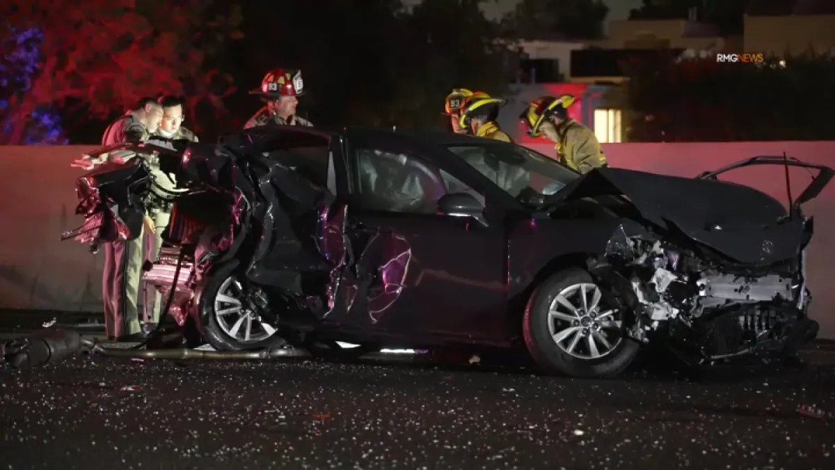 Fatal Chain Reaction Crash on the 101 Freeway in Encino Claims One Life