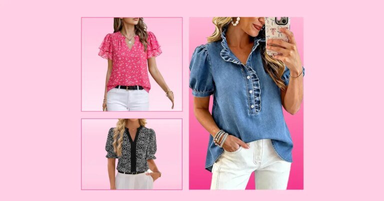 Find Beautiful Boutique-Style Blouses on Amazon That You'll Love