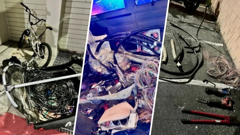 Four People Arrested After 50 Pounds of Stolen Copper Wire Found in Culver City