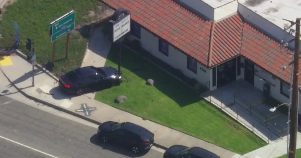 Fugitive on the Run After Crashing into Sign Near Montrose Dental Office