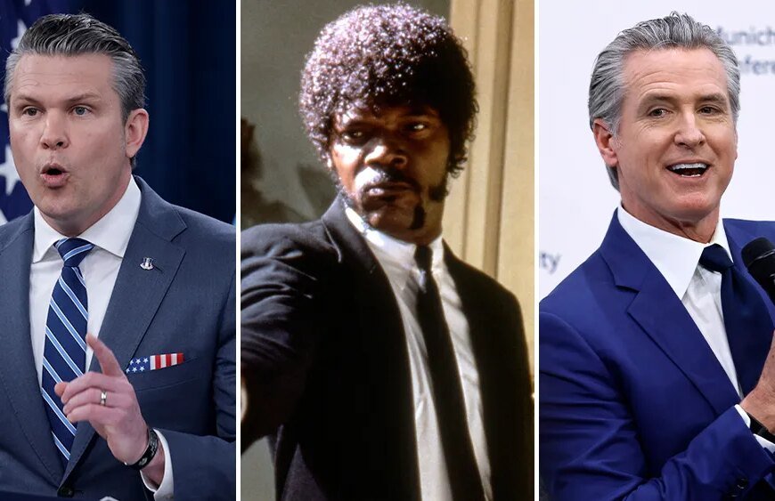 Gavin Newsom and Others Call Out Pete Hegseth Over His Controversial 'Pulp Fiction' Prayer Comments