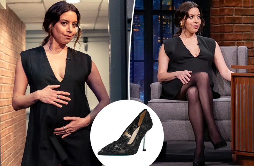 Get Aubrey Plaza's Stunning Floral Heels for Less Than $85