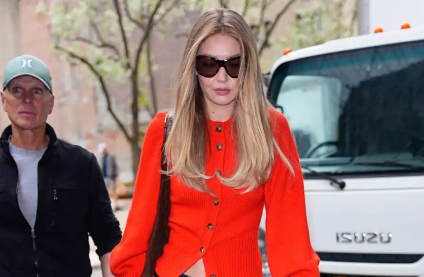 Gigi Hadid's Stylish Red Cardigan: A Must-Have for Spring Fashion