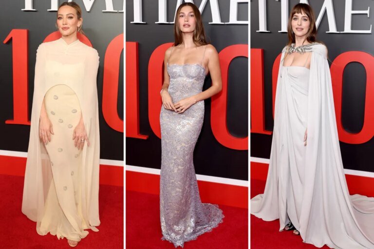 Highlights from the 2026 Time 100 Gala Red Carpet: Hailey Bieber, Hilary Duff, Dakota Johnson, and Others Shine