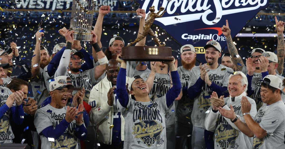 How the Dodgers Celebrated Those First Hours After Winning the World Series