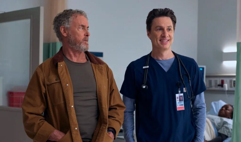 John C. McGinley Shares Insights on Dr. Cox's Surprising Moments and Teases Jordan's Return in the Season 1 Finale of 'Scrubs'