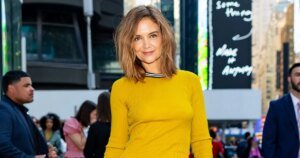 Katie Holmes Spotted in Affordable Baggy Jeans from a Surprise Brand for Just $65