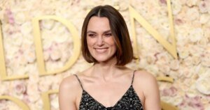 Keira Knightley Shows How to Style Wide-Leg Jeans with Mary Janes for an Effortless Everyday Look