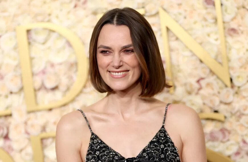 Keira Knightley Shows How to Style Wide-Leg Jeans with Mary Janes for an Effortless Everyday Look