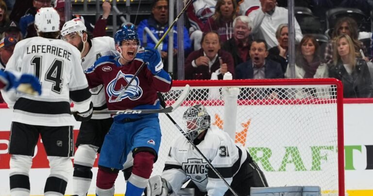 Kings Put Up a Fight but Fall Short Against Strong Avalanche in Playoff Opener