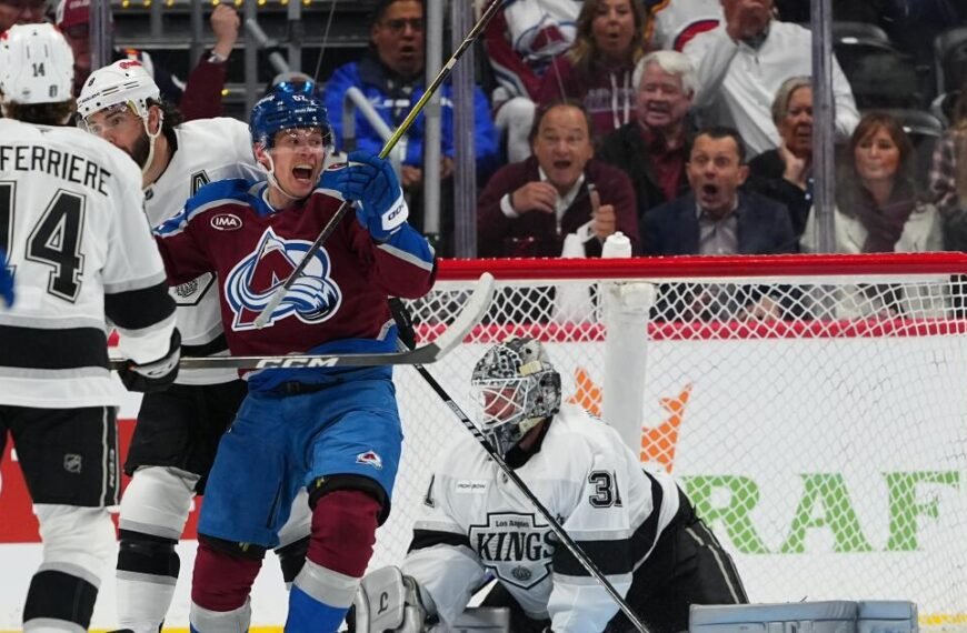 Kings Put Up a Fight but Fall Short Against Strong Avalanche in Playoff Opener