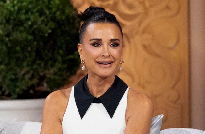 Kyle Richards shares her favorite beauty tips from the 'RHOBH' reunion, featuring stunning lashes and a lovely nude lip