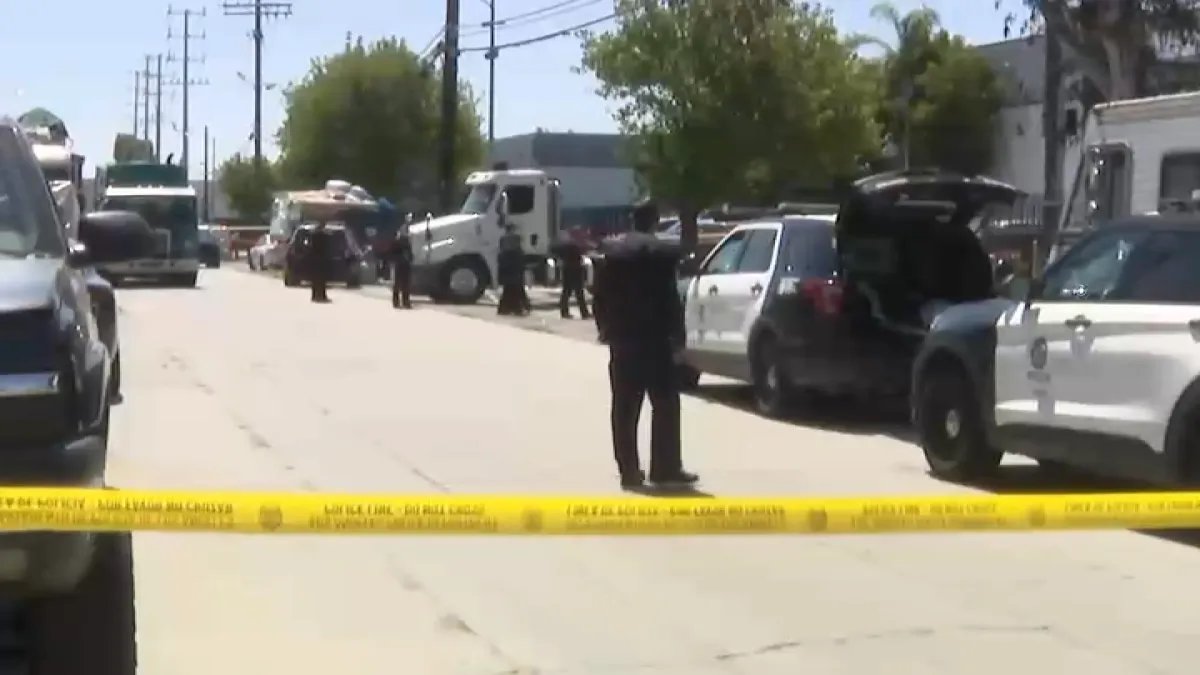 LAPD Officer Involved in Dog Shooting During Pacoima Cleanup Effort