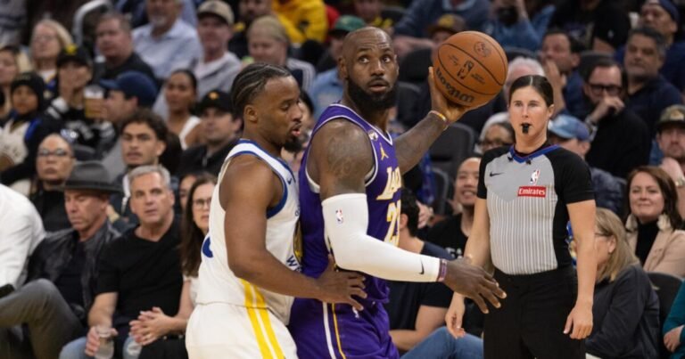 LeBron James Leads Undermanned Lakers to Key Victory Against the Warriors