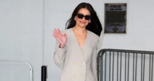 Lea Michele's Tailored Trouser Shorts: A Stylish Spring Alternative to Classic Work Pants