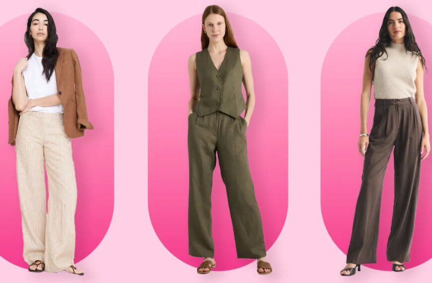Light and Breezy Linen Work Pants You’ll Love This Spring and Summer Starting at Just $8