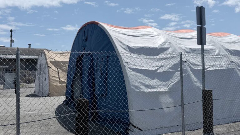 Long Beach Homeless Services Center Temporarily Using Tents Due to Repair Delays