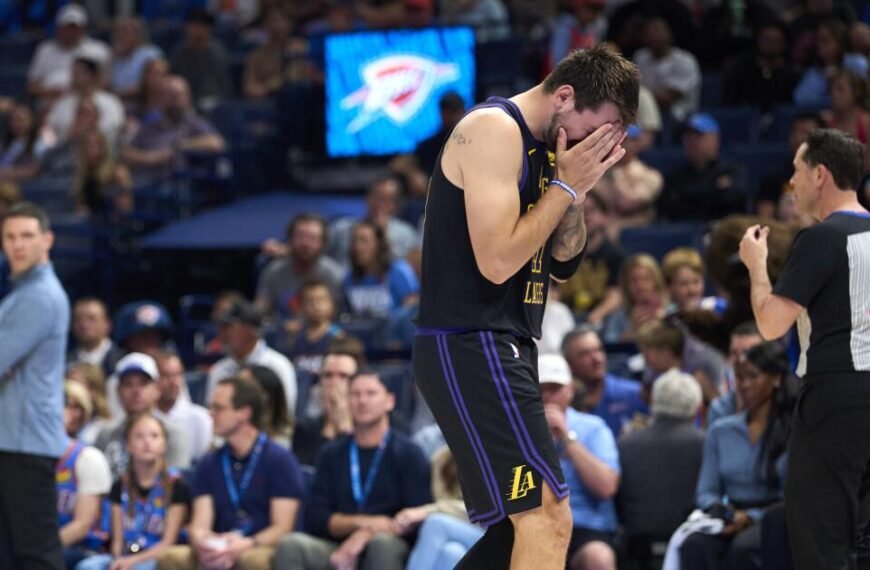 Luka Doncic's Hamstring Injury Poses a Challenge for the Lakers Before the NBA Playoffs