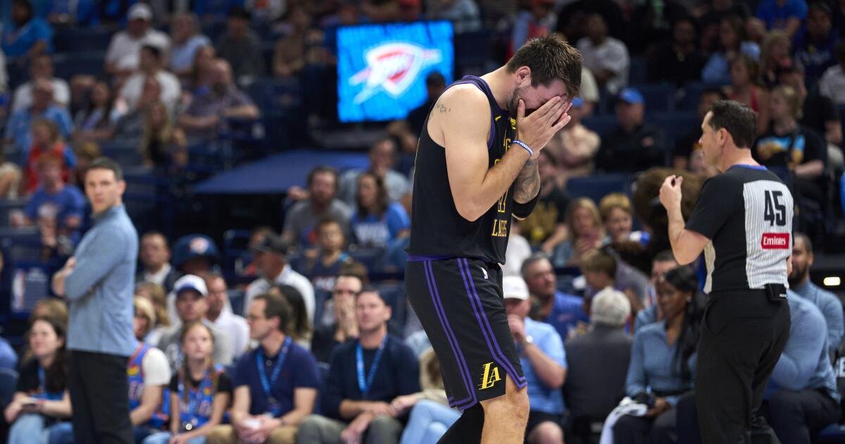 Luka Doncic's Hamstring Injury Poses a Challenge for the Lakers Before the NBA Playoffs