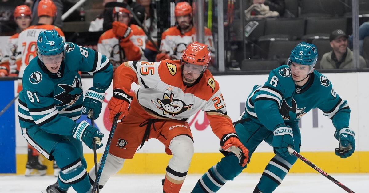 Macklin Celebrini Shines with Four Points as Ducks Fall to Sharks