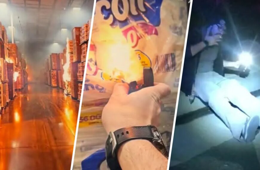 Man Charged with Arson in Ontario Warehouse Fire