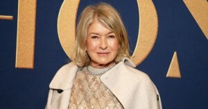 Martha Stewart's Stylish Spring Look Features a Chic Striped Sweater Perfect for Any Setting