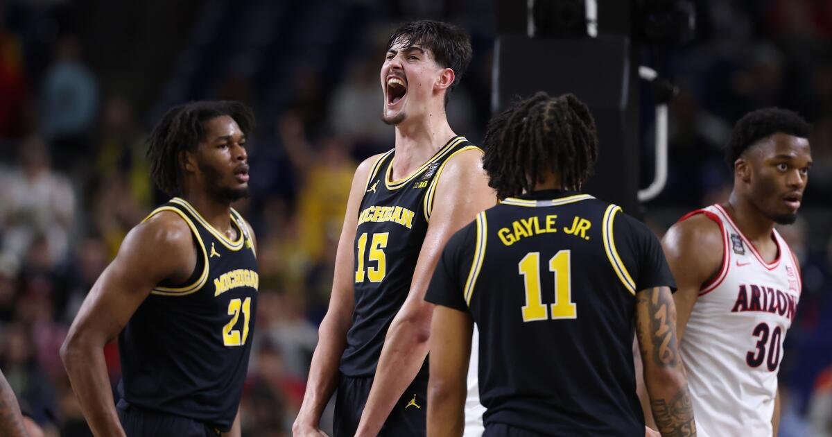 Michigan secures victory over Arizona to face Connecticut in the national championship game