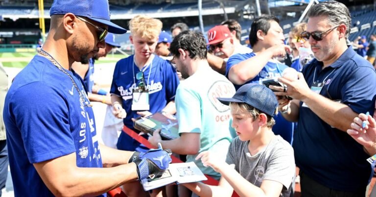 Mookie Betts Leaves Game Early Against the Nationals Due to Injury