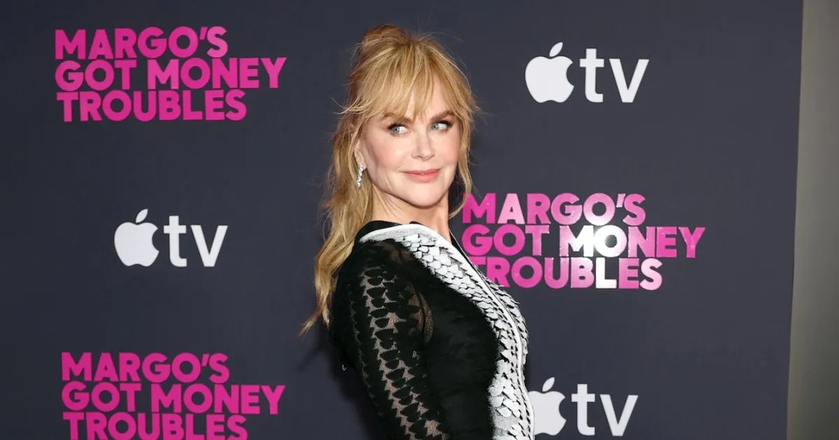 Nicole Kidman Stuns in Playful Sheer Dress at the Premiere of 'Margo’s Got Money Troubles'