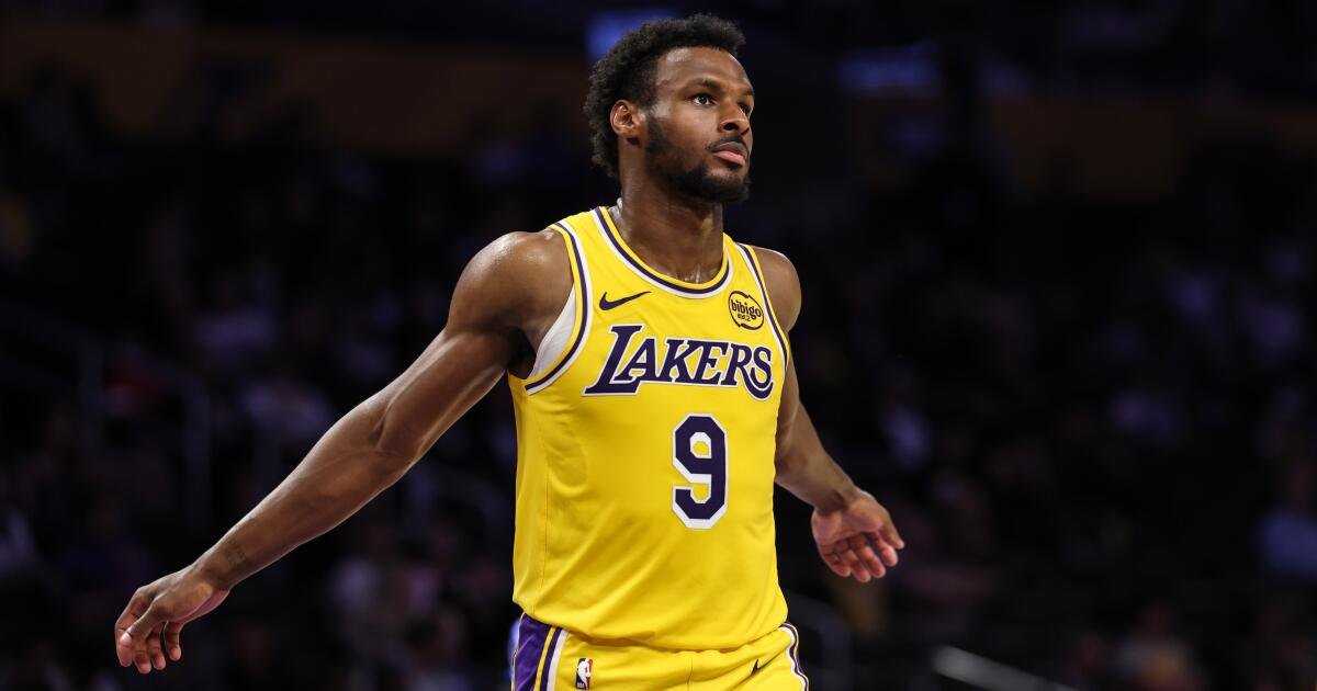 Nike's Trademark Application for Bronny James' ‘b9’ Logo Gets Rejected: What Happened?