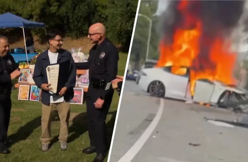 Northridge Recognizes Local Hero Who Courageously Saved Two Lives in Fiery Accident