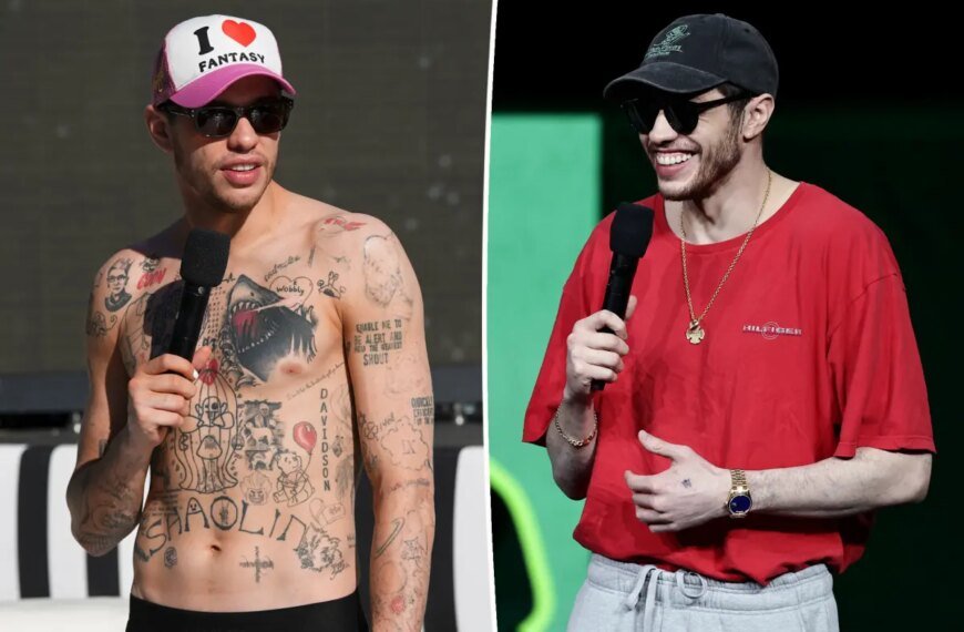 Pete Davidson Shows Off a New Face Tattoo While Navigating a Tough Ink Removal Journey