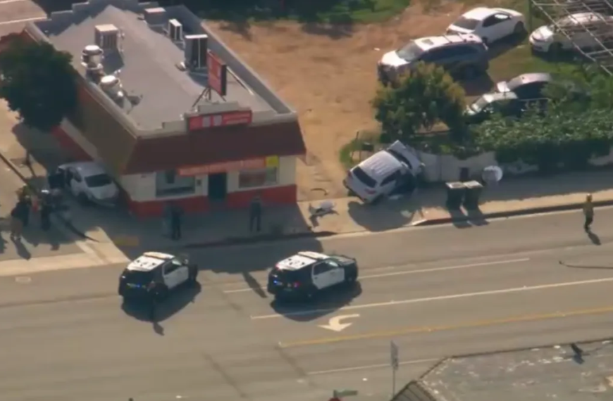 Police Chase Concludes with Collision in San Gabriel Valley