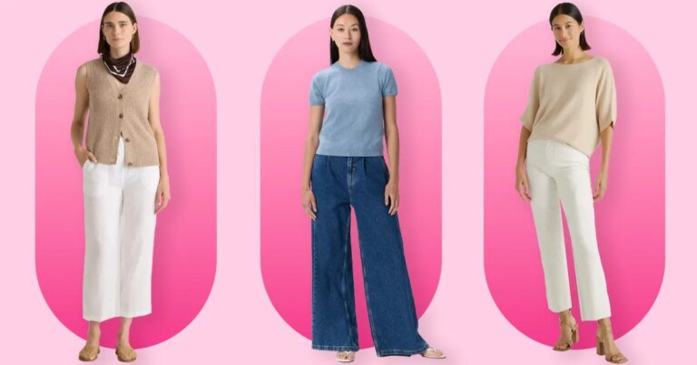 Quince's Cozy Cashmere Tops Are Just Right for Spring Days, According to Moms